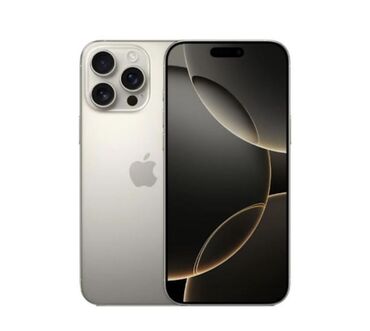 Apple iPhone: IPhone 16 Pro Max, Новый, 256 ГБ, Natural Titanium, Коробка, Защитное стекло, 99 %