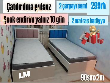 kravat islenmis: Yeni, Təknəfərlik çarpayı, Bazasız, Matras ilə, Siyirməsiz — 2