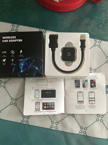 Digər avtoelektronika: Məhsul: Wireless Car Adapter (simli CarPlay/Android Auto-nu simsiz