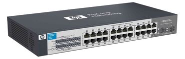 Masaüstü kompüterlər və iş stansiyaları: HP J9561A ProCurve 1410-24G 24-Port Gigabit 10/100/100 + 2x SFP Switch