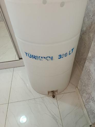Türkpol 300 LT su çəni - Həcm: 300 litr - Material: qalın divarlı