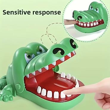 Oyun dəstləri: Məhsul: “Krokodil Diş Həkimi” stolüstü oyun oyuncağı - Dizayn: Yaşıl — 3