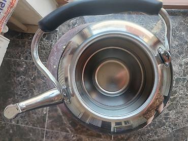 soba servisi: Çay dəsti, rəng - Gümüşü, Metal — 4