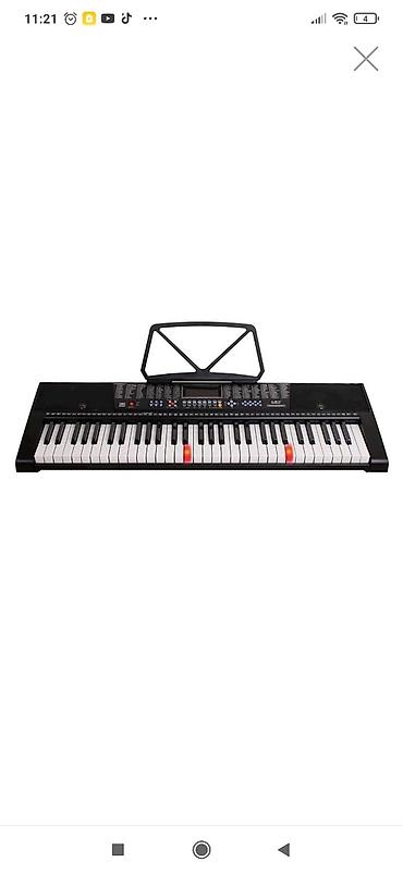 Клавишные инструменты: Elektron sintezator klaviatura – model MK-2108 - 61 klavişli, işıqlı — 2