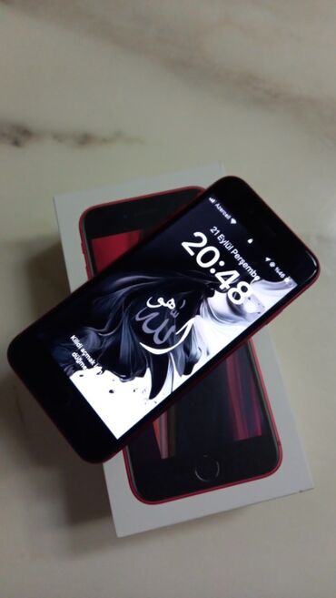 iphone 8 256gb: IPhone SE 2020, 64 GB, Qırmızı