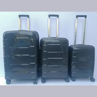 torbe guess prodaja: Trod elni set kofera – siva boja, tvrda školjka - Set od 3 kofera — 3
