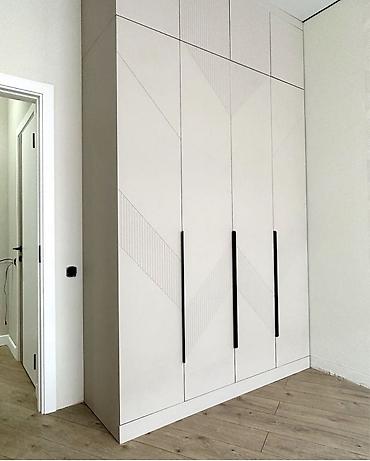 Кухонные гарнитуры: Кухонный гарнитур, цвет - Серый, МДФ — 32