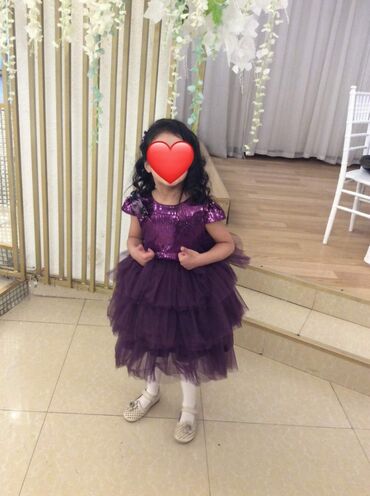 don formalari toy ucun: Детское платье цвет - Фиолетовый