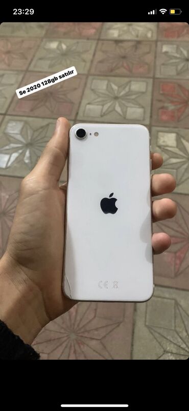 11 ayfon: IPhone SE 2020, 128 ГБ, Белый, Отпечаток пальца