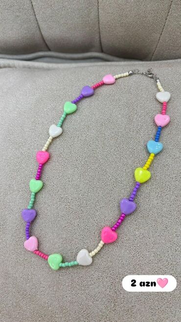 Boyunbağılar: Rəngarəng muncuq əl işi boyunbağılar. ətraflı məlumat və çatdırılma — 4