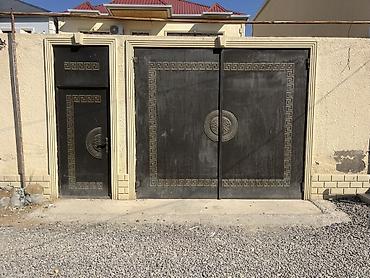 Dəmir darvaza (300x280)və piyada qapısı (95x280) dəsti - Material
