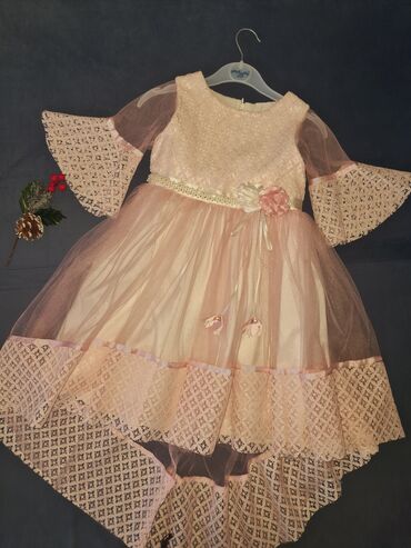 спартивный одежда: Детское платье, цвет - Розовый, Новый