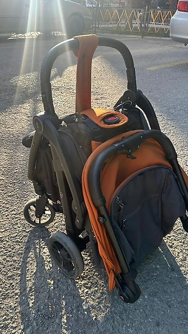 Коляски: Коляска, цвет - Черный, Б/у — 3