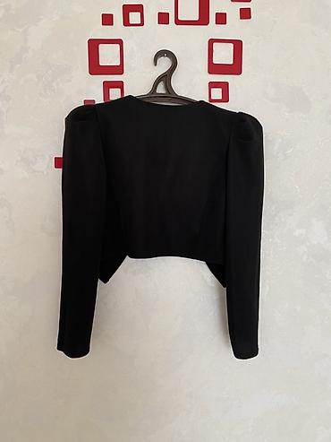 toyu: Qara Qadın Qısa pencək. - Rəng: qara - Üslub: qısa bolero, açıq ön — 3
