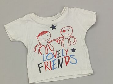biała koszulka dziecięca: Koszulka, 3-6 m, stan - Dobry