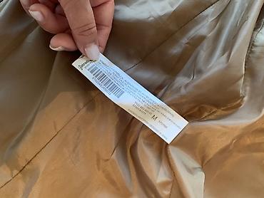 pull bear: Двубортный жакет Stradivarius с поясом - Цвет: теплый беж/карамель. - — 4