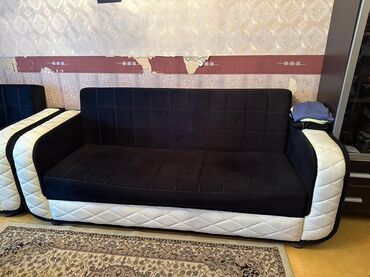 Divan və kreslo dəstləri: İşlənmiş, Divan, Divan, 2 kreslo, Bazalı, Açılan