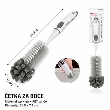 KMT četkica za flaše 2419098 - Opis: Praktična četkica za temeljno