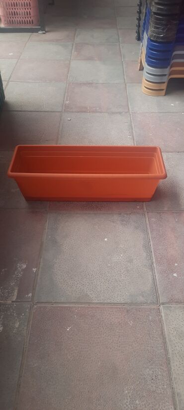 Bitkilər üçün dibçəklər: Dibçək – gül qabı – balkon üçün düzbucaqlı Dibcek qabi dibcek qablari — 5