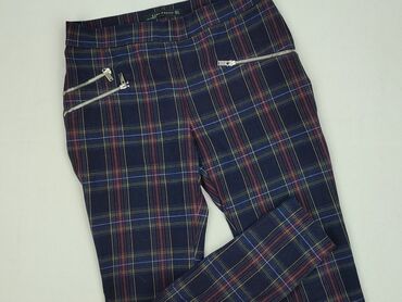 daysie spodnie woskowane: Zara, Material trousers for women, size M (EU 38)
