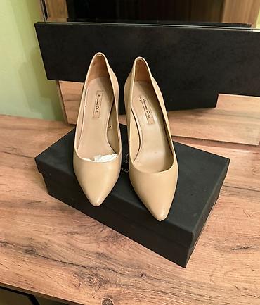 Tuflilər, Massimo Dutti, Ölçü: 37, rəng - Bej, İşlənmiş