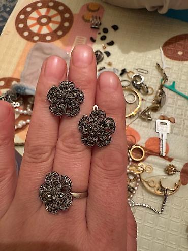 Наборы украшений: Ушунун баарын 1500мин сом Набор 925 по серебро 3 набор булгери набор — 23