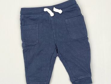 spodnie na komunię dla chłopca: Spodnie dresowe, So cute, 6-9 m, stan - Dobry
