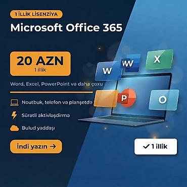 Tələbələr və İşçilər Üçün Office 365 - 1 İl 🔥 MICROSOFT OFFICE 365 -