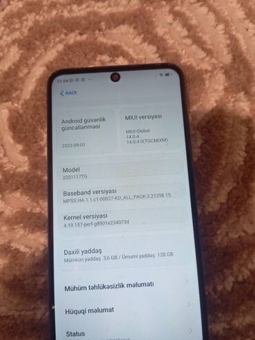 Redmi: Redmi Note 12, 128 GB, rəng - Mavi, Sensor, Barmaq izi, İki sim kartlı -da lalafo.az — 3 Redmi: Redmi Note 12, 128 GB, rəng - Mavi, Sensor, Barmaq izi, İki sim kartlı — 3