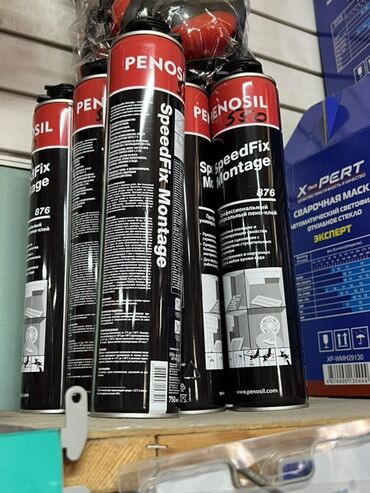 Кургак аралашмалар жана грунттоо: Монтажный клей Penosil SpeedFix Montage в удобном аэрозольном баллоне