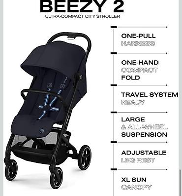 cybex beezy: Коляска, Cybex, цвет - Голубой, Б/у, Самовывоз, Платная доставка — 6