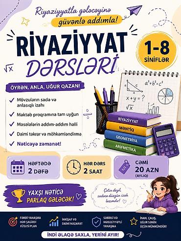 seyf qapılar 2022: Repetitor, Riyaziyyat — 1