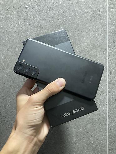 samsung 20: Samsung Galaxy S21 Plus 5G, Б/у, 128 ГБ, цвет - Черный, 2 SIM — 1