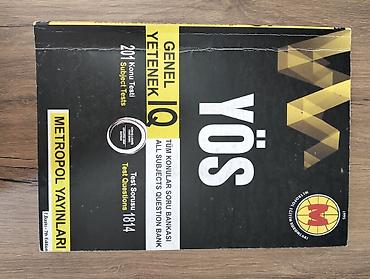 Testlər: YÖS kitabları 12 manat biri yaxsi vezyetdedir endirim olunacaq — 4