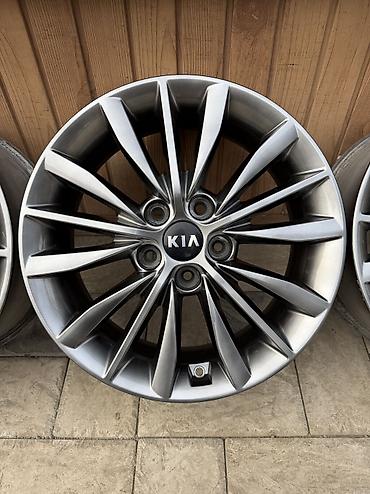 диски на к7: Литые Диски R 17 Kia, Комплект, отверстий - 5, Б/у — 7