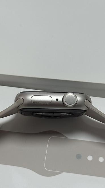 apple watch 6женские: Apple Watch Series 9, 41 мм, Starlight (бежевый), АКБ 100% Продаю — 6