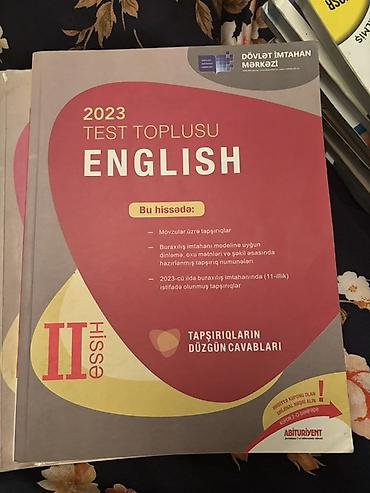 Testlər: İngilis dili Testlər 11-ci sinif, DİM, 1-ci hissə, 2023 il — 3