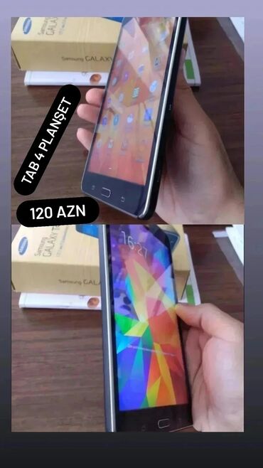 planşet üçün klaviatura: Samsung Galaxy Tab 4 planşet satılır. İdeal vəziyyətdədir.karobkasi