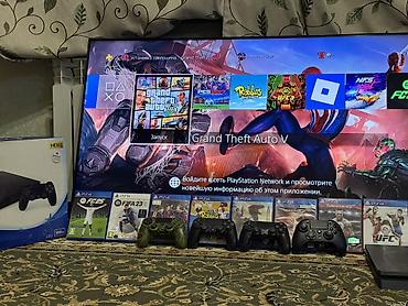 Sony PlayStation: ПРОДАЮ ПС 4СЛИМ НОВОЙ РЕВИЗИИ!!! PlayStation 4 Slim + набор — 1
