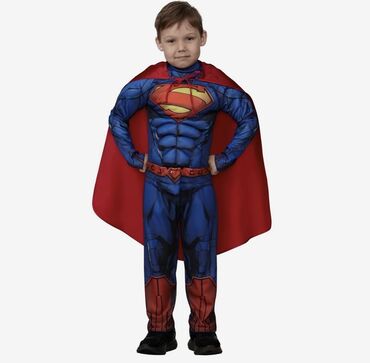Прокат детских карнавальных костюмов: Костюм Супермэна Напрокат 500с.
Размер: на рост 134 см
