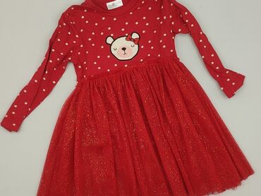 dluga sukienka z piórami: Sukienka, So cute, 1.5-2 lat, 86-92 cm, stan - Bardzo dobry