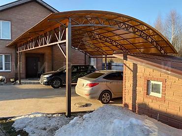 Навесы: Навес, Арочный, Металл, Поликарбонат, Новый, Бесплатный выезд — 4