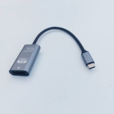 Digər kompüter aksesuarları: Adapter "Type-C (USB-C) to Display Port 8K 60Hz" 🚚Metrolara və ünvana