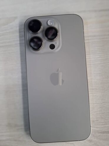 iphone 15 pro max цена ош: IPhone 15 Pro, Б/у, 256 ГБ, Natural Titanium, Защитное стекло, 92 %