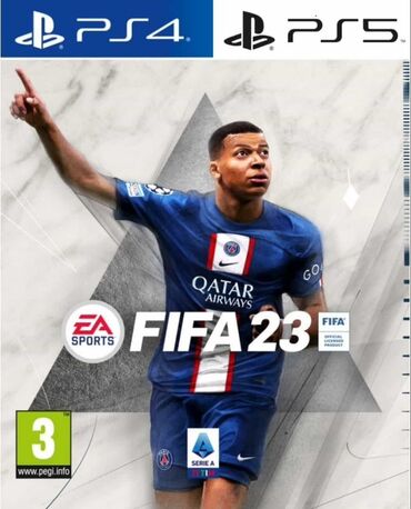 Oyun diskləri və kartricləri: FIFA 23, EA Sports tərəfindən PlayStation 4 və PlayStation 5 oyun