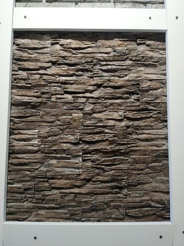 islenmis kafel: Dekorativ daş panellər – təbii daş fakturalı divar üzlüyü - Material
