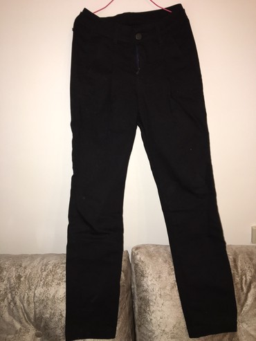 zara pantalone visoki struk: Imaju elastina,duboki struk farmerke m,l br