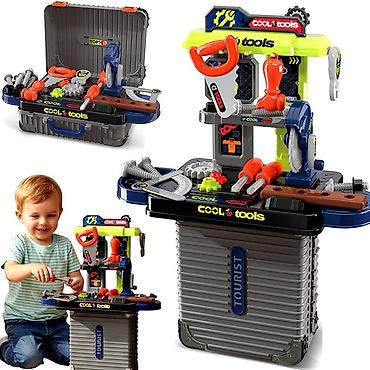 igrushki barbi: Игровой набор «Cool Tools» — детский переносной верстак с — 1