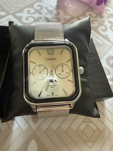 саат касио: Классикалык сааттар саат, Casio, Жапония, Суу өткөрбөөчү, Эркектердики, Жаңы — 1
