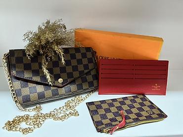 Классические сумки: Классическая сумка, Louis Vuitton, Материал: Замша, Регулируемый ремень, Женские — 13